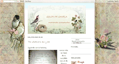 Desktop Screenshot of colordecanela.blogspot.com