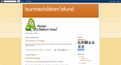 Desktop Screenshot of burmachildrensfund.blogspot.com