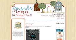 Desktop Screenshot of amandaschulzstampin.blogspot.com