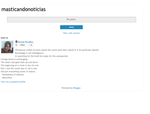 Tablet Screenshot of masticandonoticias.blogspot.com