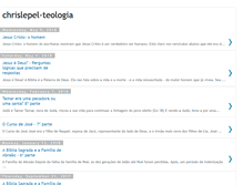 Tablet Screenshot of chrislepel-teologia.blogspot.com