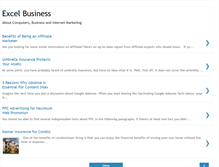 Tablet Screenshot of excelbusines.blogspot.com