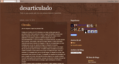 Desktop Screenshot of desarticulado.blogspot.com