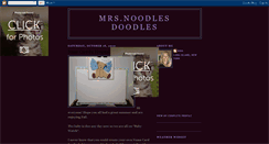 Desktop Screenshot of mrsnoodlesdoodles.blogspot.com