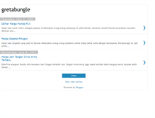Tablet Screenshot of gretabungle.blogspot.com