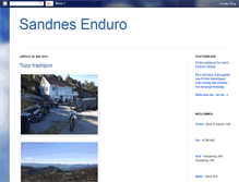 Tablet Screenshot of endurosandnes.blogspot.com