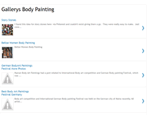 Tablet Screenshot of gallerysbodypainting.blogspot.com