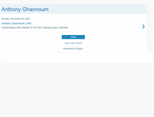 Tablet Screenshot of anthonyghannoum.blogspot.com