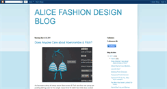 Desktop Screenshot of alicefashiondesignblog.blogspot.com