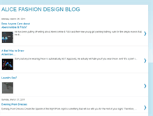 Tablet Screenshot of alicefashiondesignblog.blogspot.com