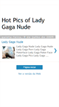 Mobile Screenshot of ladygaganude.blogspot.com