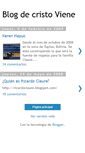 Mobile Screenshot of blogdecristoviene.blogspot.com