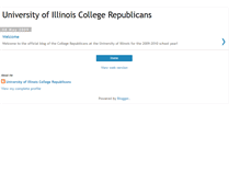 Tablet Screenshot of illinoiscollegerepublicans.blogspot.com