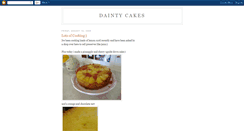 Desktop Screenshot of dainty-cakes.blogspot.com