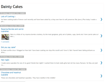 Tablet Screenshot of dainty-cakes.blogspot.com