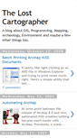 Mobile Screenshot of lostcartographer.blogspot.com