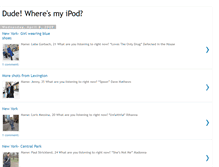 Tablet Screenshot of dudewheresmyipod.blogspot.com