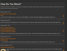Tablet Screenshot of howdoyoumove.blogspot.com