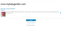 Tablet Screenshot of mybabygarden.blogspot.com