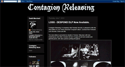 Desktop Screenshot of contagionreleasing.blogspot.com