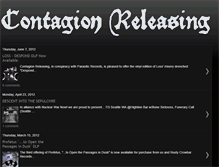 Tablet Screenshot of contagionreleasing.blogspot.com