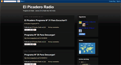 Desktop Screenshot of elpicaderoradio.blogspot.com