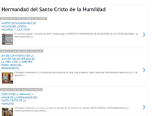 Tablet Screenshot of cristodelahumildad.blogspot.com