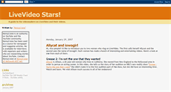 Desktop Screenshot of livevideostars.blogspot.com