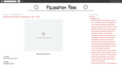 Desktop Screenshot of filosofemperu.blogspot.com