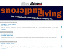 Tablet Screenshot of ludicrousliving.blogspot.com