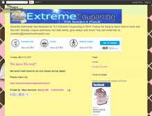 Tablet Screenshot of extremecouponingbyamanda.blogspot.com