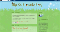 Desktop Screenshot of bigksbrownieblog.blogspot.com