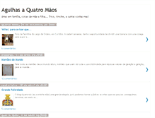 Tablet Screenshot of agulhasaquatromaos.blogspot.com