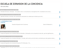 Tablet Screenshot of escueladeexpanciondelaconciencia.blogspot.com