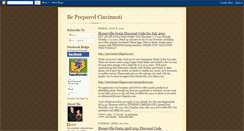 Desktop Screenshot of bepreparedcincinnati.blogspot.com