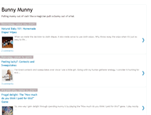 Tablet Screenshot of bunnymunny.blogspot.com