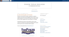 Desktop Screenshot of pokertexasholdemcorrientes.blogspot.com