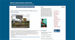 Desktop Screenshot of batikgurah.blogspot.com