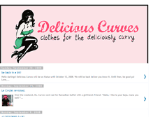 Tablet Screenshot of delicious-curves.blogspot.com