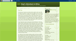 Desktop Screenshot of amysadventureinafrica.blogspot.com