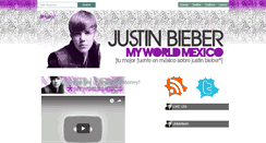 Desktop Screenshot of justinbiebermyworldmexico.blogspot.com