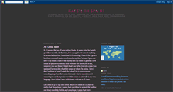 Desktop Screenshot of katesinspain.blogspot.com