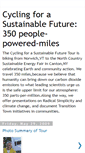 Mobile Screenshot of cyclingforasustainablefuture.blogspot.com