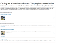 Tablet Screenshot of cyclingforasustainablefuture.blogspot.com