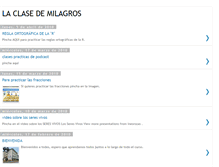 Tablet Screenshot of laclasedemilagros.blogspot.com