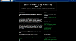 Desktop Screenshot of dontconfusemewiththefacts.blogspot.com