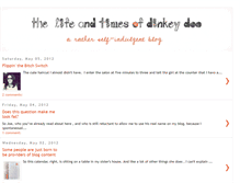 Tablet Screenshot of dinkeydoo.blogspot.com