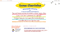 Desktop Screenshot of donaclarinha.blogspot.com