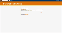 Desktop Screenshot of destinationpartners.blogspot.com