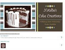 Tablet Screenshot of nataliescakecreations.blogspot.com